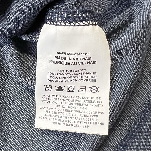 Nike Vapor Half Zip Pullover Shirt Mens XL Long Sleeve Golf Dri-FIT Blue CU9828 - Picture 9 of 14